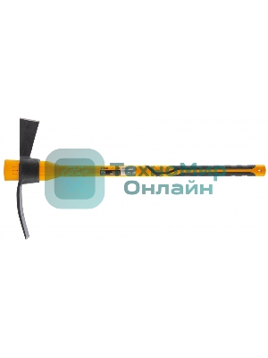 Кирка-топор Denzel 2250 г, фиберглассовая обрезиненная рукоятка 900 мм