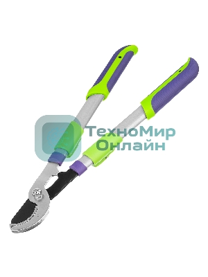 Сучкорез с наковальней Palisad 540-705 мм, телескопические стальные обрезиненные рукоятки