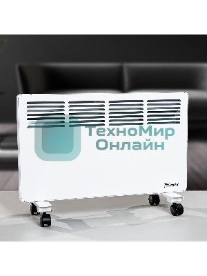 Конвектор электрический MTX КМ-2000.2 белый, 2000 Вт, 25 м2, термостат