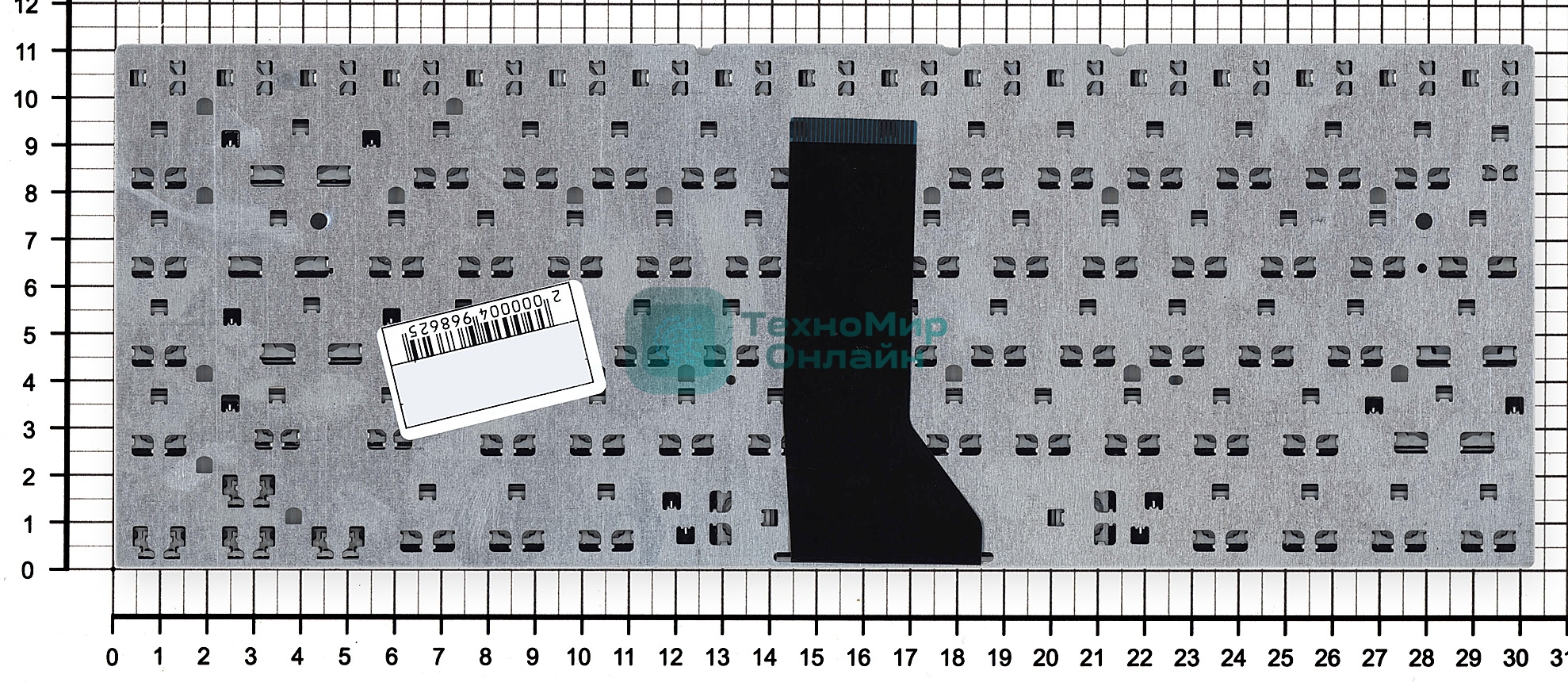 Клавиатура для ноутбука Acer Chromebook 11 C771 черная