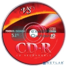 Диск CD-R VS (PERFEO) 700 Mb, 52x, Конверт (5), (5/250).