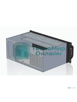 Корпус Procase 4U350-08 4U server case,8HDD,черный,без блока питания PS/2 ATX,глубина 350мм, MB SSI CEB 12