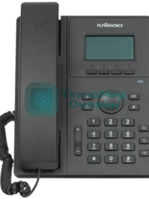 Телефон IP Flyingvoice P10P черный