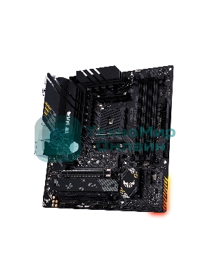 Материнская плата ASUS TUF GAMING B550M-PLUS, AM4, AMD B550, 4xDDR4, 4xSATA, 2xM.2, 1xPCIe 4.0 x16, 1xPCIe 3.0 x16, 1xPCIe x1, 1xHDMI, 1xDP, 1x 2.5Gb LAN, 4xUSB-A 3.2 Gen 1, 1xUSB-A 3.2 Gen 2, 2xUSB-A 2.0, 1xUSB-C 3.2 Gen 2, 5x3.5 мм, 7.1, mATX