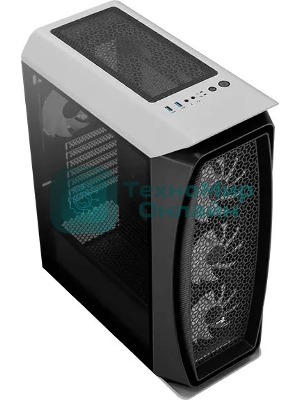 Компьютерный корпус Aerocool/Formula Aero One Frost-G-WT-v1 белый без БП ATX 4x120мм 2x140мм 2xUSB 3.0 audio bott PSU