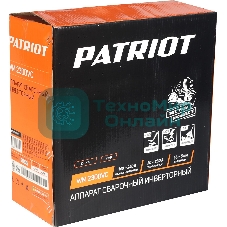 Сварочный аппарат Patriot WM230DVC инвертор ММА 10.7кВт (кейс в комплекте)