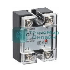 Реле твердотельное OSS-2 40А 380В AC 3-32В DC ONI OSS-2-3-40-B