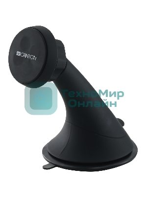 Автодержатель для смартфона на панели приборов и ветровом стекле Canyon Car черный
