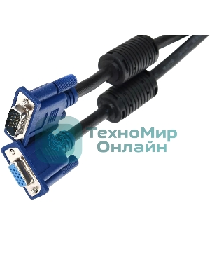 Кабель соединительный SVGA (15M/M) 3 м 2 фильтра TV-COM QCG120H-3M