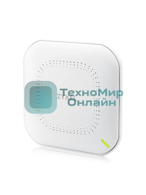 Точка доступа Zyxel NebulaFlex NWA50AX PRO, WiFi 6, 802.11a/b/g/n/ac/ax (2,4 и 5 ГГц), MU-MIMO, антенны 3x3, до 575+2400 Мбит/с, 1xLAN 2.5GE, PoE, без поддержки Captive portal и WPA-Enterprise, защита от 4G/5G, БП в комплекте