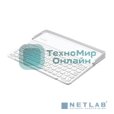 Клавиатура Delux iStation беспроводная, Bluetooth, белый