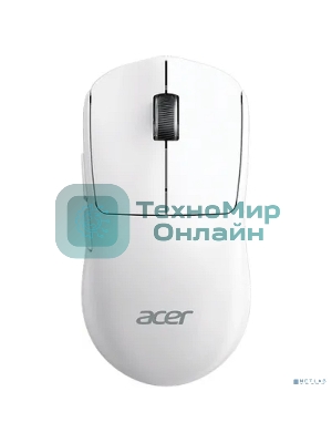 Мышь беспроводная/проводная Acer OMR401 белый, 12000 dpi, радиоканал, Bluetooth, USB, кнопки - 5