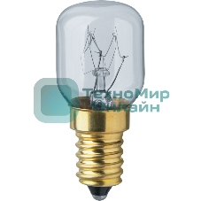 Лампа накаливания Navigator NI-T25-15-230-E14-CL (для духовых шкафов)