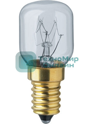 Лампа накаливания Navigator NI-T25-15-230-E14-CL (для духовых шкафов)