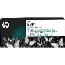 Картридж струйный HP 831C светло-голубой для HP Latex 110, HP Latex 375, HP Latex 310, HP Latex 315 775ml