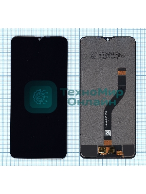 Дисплей для Samsung Galaxy A20S SM-A207F в сборе с тачскрином (OLED) черный