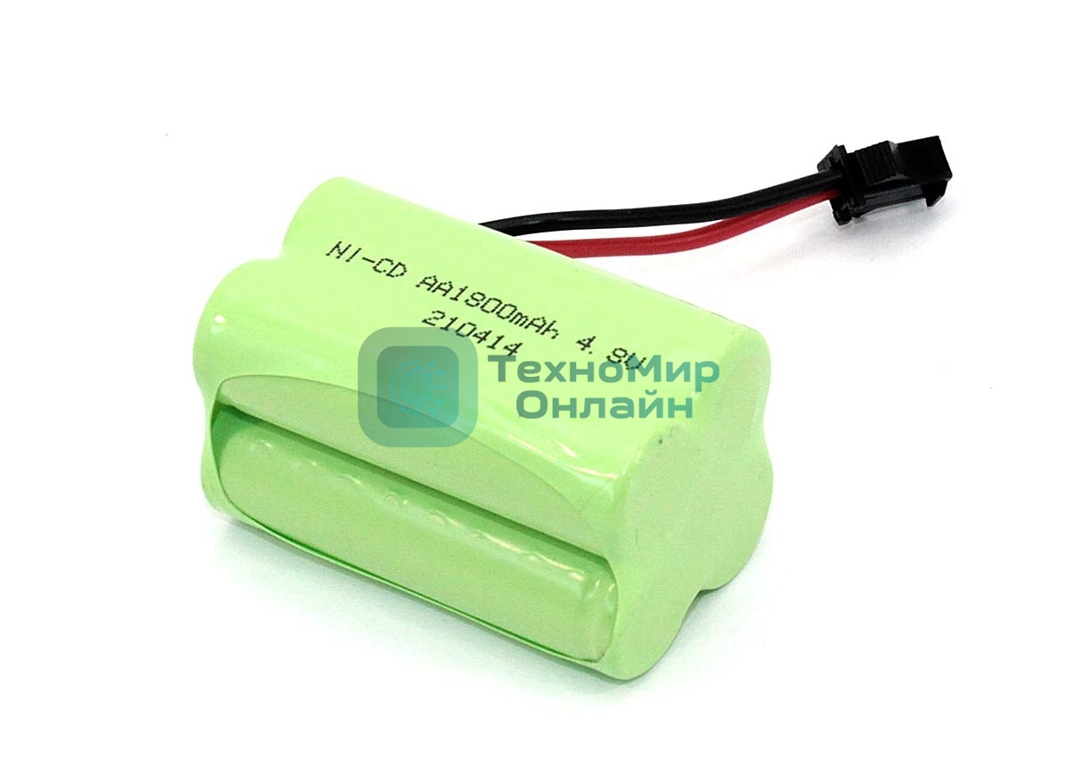 Аккумулятор Ni-Cd 4.8V 1800 mAh AA Row разъем SM