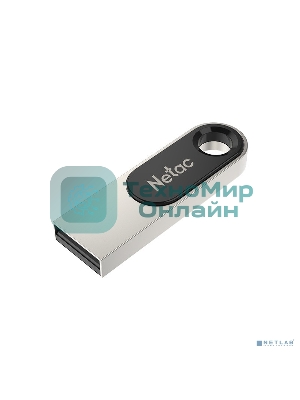 Флешка USB Netac U278 (NT03U278N-032G-20PN), 32Gb, USB 2.0, R/W 50/10, серебристый/черный