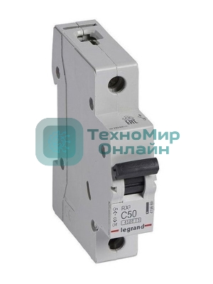 Выключатель автоматический Legrand 419669 RX3 4,5кА 50А 1П C