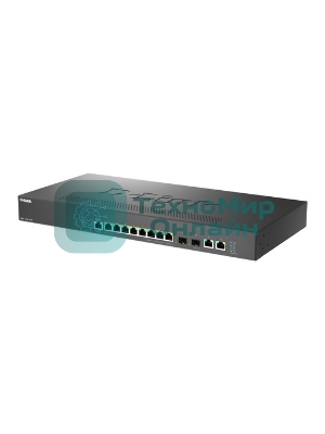 Коммутатор D-Link DMS-1250-12TP/A1A/6KV, 8×2.5 Гбит/с + 2×10 Гбит/с Base-T + 2×10 Гбит/с SFP+, управляемый