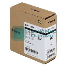 Картридж струйный Canon PFI-110 BK 2364C001 черный (160мл) для Canon TX-2000/TX-3000/TX-4000