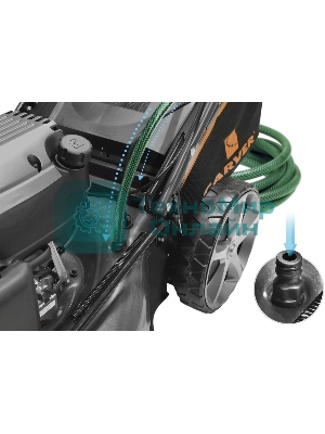 Газонокосилка CARVER LMG-2646HM бенз., 2.6 кВт, шир.46см колеса 7''/8'' травосб.65л мульчиров.