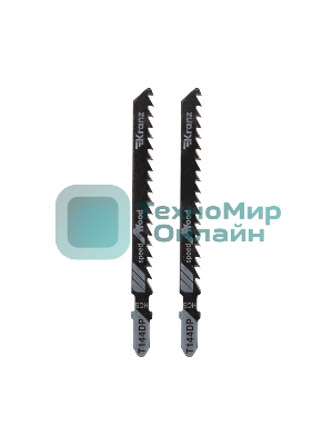 Пилка для электролобзика по дереву Kranz T144DP 100 мм 6 зубьев на дюйм 8-60 мм (2 шт./уп.)