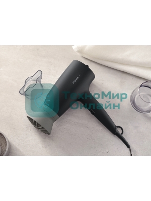 Фен Philips BHD351/10 черный, 2100 Вт, ионизация
