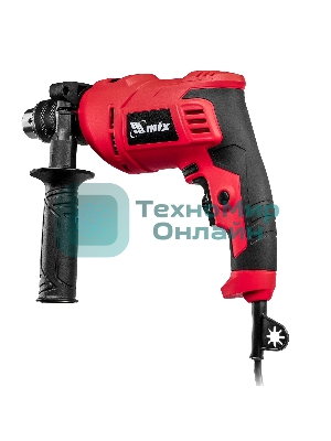 Дрель ударная MTX MID-750, 750 Вт, 0-3000 об/мин, 0-48000 уд/мин