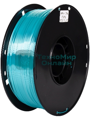 Пластик для принтера 3D Cactus CS-3D-PLA-1KG-S-CYAN PLA SILK d1.75мм 1кг L326м 1цв.