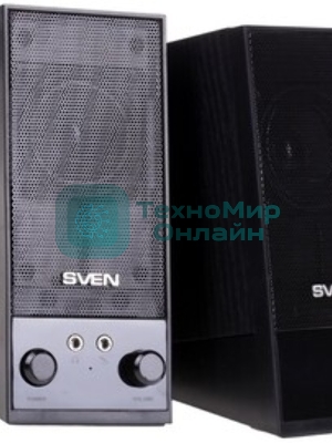 Акустическая система SVEN SPS-604 2.0 черный 4Вт
