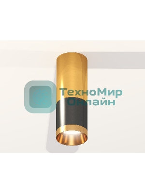 Светильник Ambrella Light XS6303050 DCH/PYG черный хром/золото желтое полированное MR16 GU5.3 (C6303, C6327, A2010, N6134)