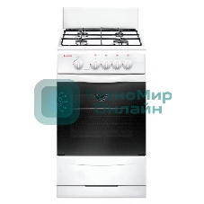 Плита газовая Gefest ПГ 3200-08 белый, конфорок 4 шт, духовка 42 л, 50 см x 85 см x 53 см
