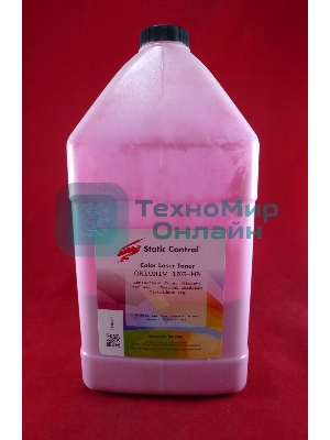 Тонер для принтера Static Control Oki C3300N/5500 OKIUNIV-1KG-MA пурпурный (флакон 1000гр)