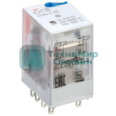 Реле интерфейсное ORM-1 2C 24В DC с LED и тест. кнопкой ONI ORM-1-2C-DC24V-L-B