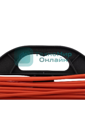 Удлинитель-шнур на рамке PROconnect ПВС 2х0.75, 30 м, б/з, 6 А, 1300 Вт, IP20, оранжевый