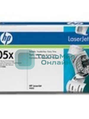 Картридж лазерный HP CE505X черный для LJ P2055 6500 стр.