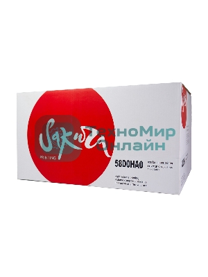 Картридж Sakura 58D0HA0 для Lexmark MS821n/MS821dn/MS822de, черный, 15000к.