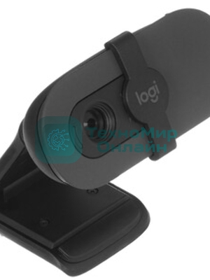 Веб-камера Logitech Brio 90 1920x1080, 30 кадр/с, USB Type-A, микрофон, крепление на мониторе