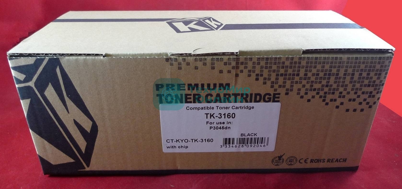 Картридж лазерный для Kyocera-Mita P3045/P3050/P3055/P3060 TK-3160 12.5K (С ЧИПОМ) JPN