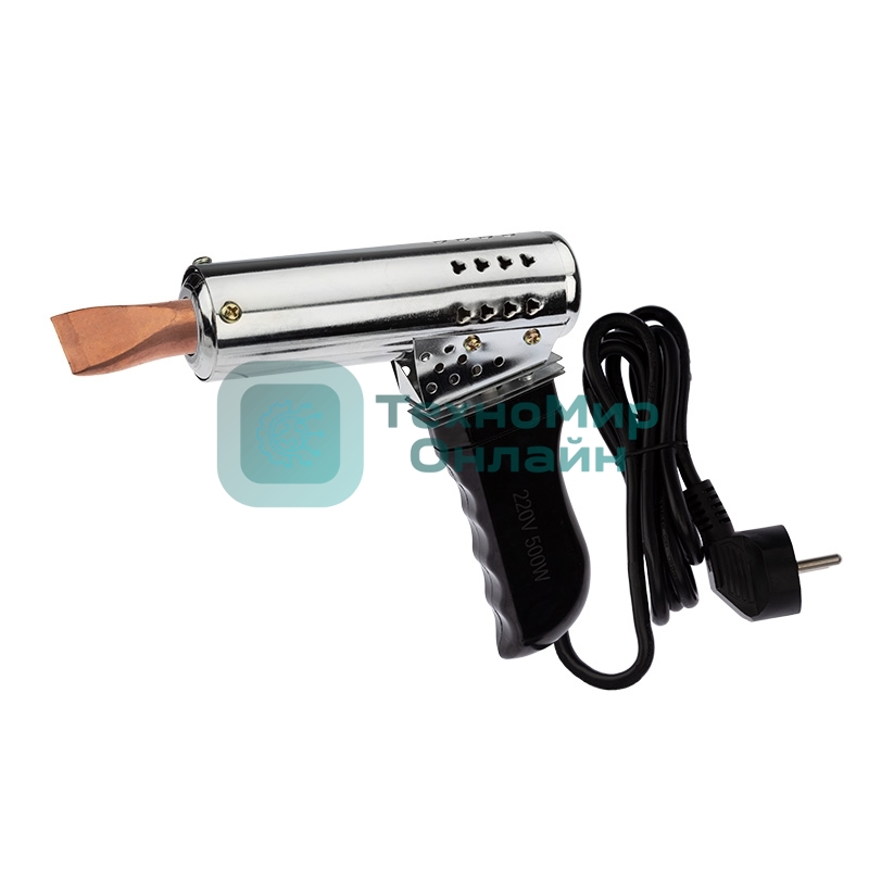 Паяльник-пистолет ПП Rexant, керам.нагреватель, 500 Вт, 230 В, карболитовая ручка