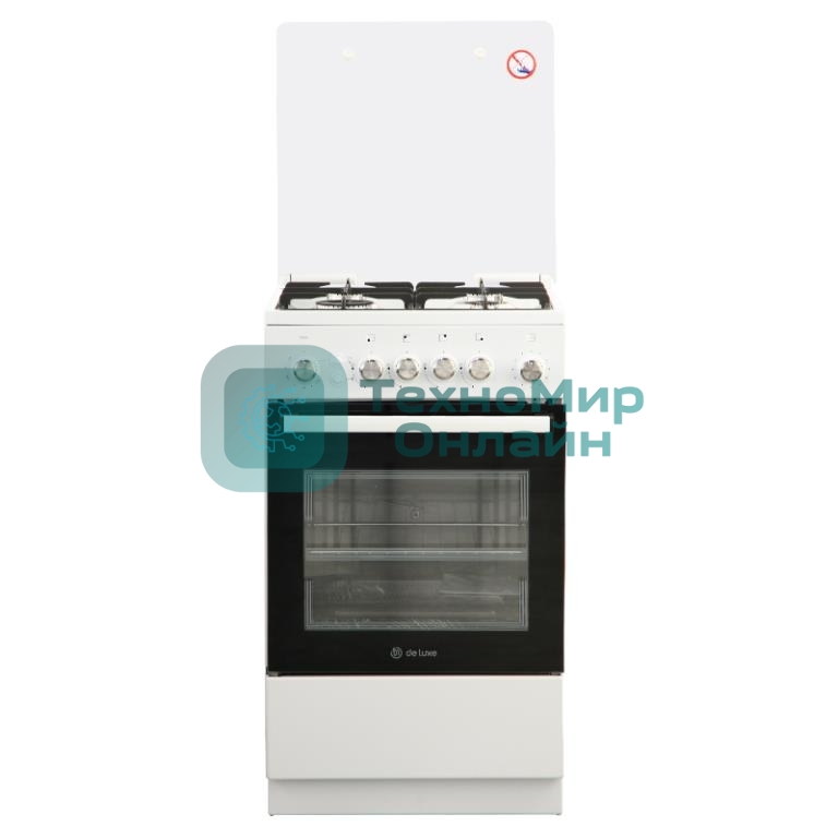Газовая плита 5040.30г(кр) 516000 DE LUXE