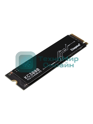 Накопитель SSD Kingston KC3000, 1Tb, M.2 2280, PCIe 4.0 x4, R/W 7000/6000, с радиатором.