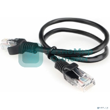 Патч-корд CCA light UTP Гарнизон PC-UTP-5e-0.5-BK cat.5e, 0.5м, литой, многожильный черный