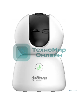 Мини-PT IP-видеокамера Dahua DH-IPC-H3BP-0360B с Wi-Fi 2.4ГГц 3Мп, 1/3.2” CMOS, объектив 3.6мм, обнаружение людей, ИК 10м, микрофон, динамик