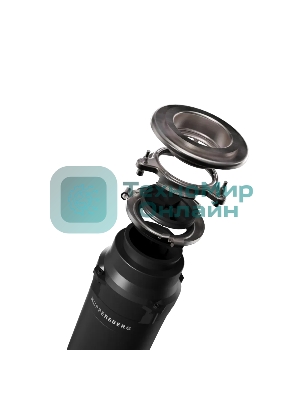 Измельчитель пищевых отходов Kuppersberg WSS 750 B, High-Tech, мощность 750 Вт, 3800-4200 об/мин, защита от перегрева, авто выключение, DC мотор, уровень шума 75 дБ, черный