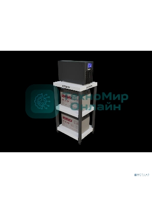 Источник бесперебойного питания STARK SC 1000 LI 1000ВА/600Вт, Line-Interactive, на пол, 140-300В, 4хЕВРО, Чистый синус, SNMP, AS400, БЕЗ АКБ - внешние батарея х1 9-400Ач