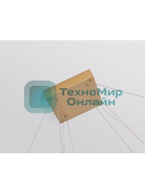Светильник подвесной светодиодный FL5599/2+8 GD золотой 60W 3000K/4200K/6400K 600*600*1300 (без ПДУ)