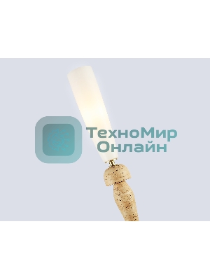 Настенный светильник Ambrella light LH75369 GD/WH золото/белый G9 max 28W 70*150*560