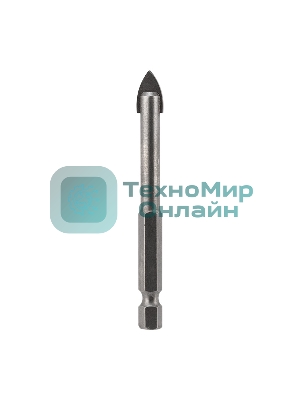 Сверло по стеклу и керамике Kranz 6 мм, шестигранный хвостовик